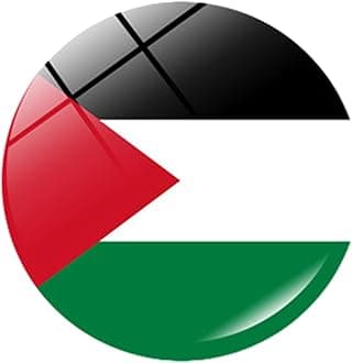 Palestine Fridge Magnet Refrigerator Magnets Magnetic Car Home Office School Teaching Sticker Decal Decorations Palestine Glass Magnet Colorful Printed Glass Magnet