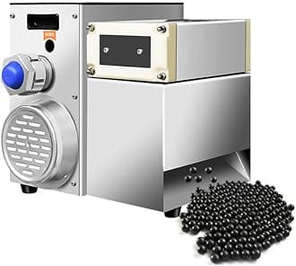 Commercial Popping Bo-ba Machine, Bo-ba Maker Machine, Popping Bo-ba Pearl Maker, Semi-Automatic Tapioca Pearl Making Machine, for Restaurants, Milk Tea Stores, Pharmaceutical Plant,10mm