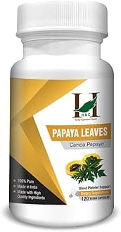 Papaya Leaves Veg Capsules 120 (450 mg) - Pack of 1