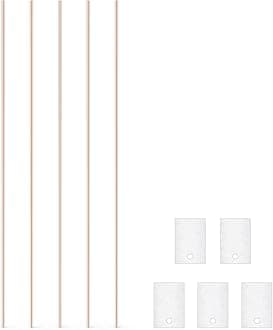 stonylab Aluminum Sheet Electrode, 10x15x1 mm, SGS Certified – GDMS Tested, 5 Pack, for Electrochemistry