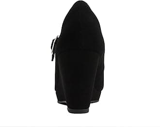 Soda Merry ~ Womens Mary Jane Strap Comfortable Platform Wedge Pump Heel Shoes (Wide Fit Available)