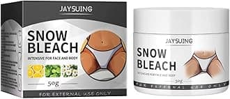 Snow Bleach cream private areas, underarm, knee, elbow, face, body, skin