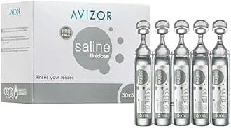 Avízor Saline - Avizor Saline Solution Unidose 30x5ml - Rinsing and Hydration for Contact Lenses