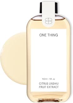 ONE THING Citrus Unshiu Fruit Toner (Tangerine Extract) 5.07 Fl Oz | Hydrating Revitalizing Facial Extract, Uneven Dull Skin, Vitamin C | Acne Scars Dark Spots Pigmentation | Vegan Korean Skin Care