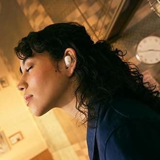 Sennheiser ACCENTUM True Wireless Earbuds, White, High Performance Driver, 28 Hours Playtime, Hybrid Noise Cancelling, Outside Sound Capture, Bluetooth 5.3, IP54, Pocket Size, Wireless Charging