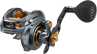 Piscifun Alijoz Baitcaster Fishing Reel, 300 Size Aluminum Frame Baitcasting Reel, 33Lbs Max Drag, Freshwater & Saltwater Low Profile Casting Reel for Musky, Available in 6.6:1/8.1:1 Gear Ratio