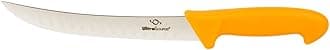 ULTRASOURCE - Breaking Butcher Knife, 8" Fluted Blade, Polypropylene Handle