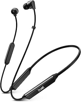 Newly Launched Rockerz 150 Pro Bluetooth Neckband Earphones w/ 150hrs Playback, Dual EQ Modes, Crystal Bionic Sound by HiFi DSP 5, AI-ENx™ Technology, Dual Pairing,BEAST™ Mode,ASAP™ Charge(Black)