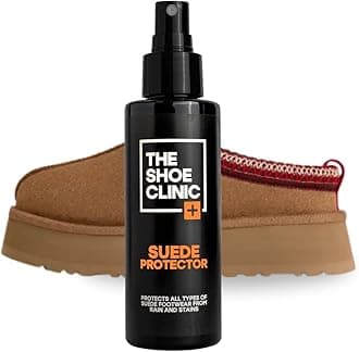 Suede Protector | For Use on Shoes, Sneakers, Boots, Heels, Sandals, and More | Long Lasting Coat & Seal, Water & Stain Resistance | (125 ml / 4.2 oz)