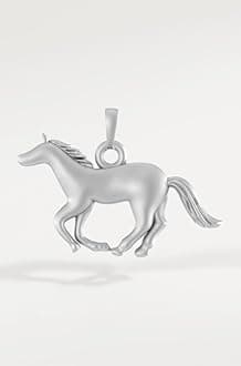 Akshat Sapphire Sterling Silver (92.5% purity) Stylish Divine and Fashionable Mermaid Pendant for Men & Women Pure Silver Gorgeous Silver Locket for Happiness and Joy - Fashionable_Pendants