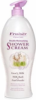 Shower Cream Goat's Milk Bath & Pearl Powder, 1000ml