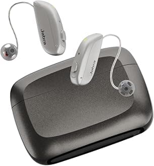 Select 500 Clinic-Quality OTC Hearing Aids, Audiology Services Included, Bluetooth Streaming for Calls, Music, Media (iOS/Android), 3-Year Warranty, Nearly Invisible, Silver