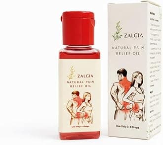 Zalgia Oil - Natural Pain Relief Oil, Non-greasy formula for quick Pain Relief OIL for Back Pain, Muscle Joints Pain, Knee Pain, Body Stiffness 40ML