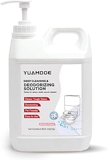 Deep Cleaning & Deodorizing Solution, 85 Fl Oz/2.5L, Designed For Roborock, Compatible With Saros Series, S8 S7 Q Revo Series,Q Blended Flowery