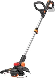 Worx Nitro 20V 13" Cordless String Trimmer with Brushless Motor, 3-in-1 Grass Trimmer Edger Mini-Mower, Lightweight Weed Trimmer COMMAND FEED Instant Line Advancement – Tool Only