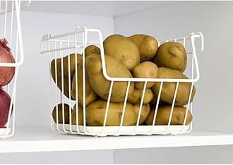 iDesign Potato Storage Bin, Coconut, M