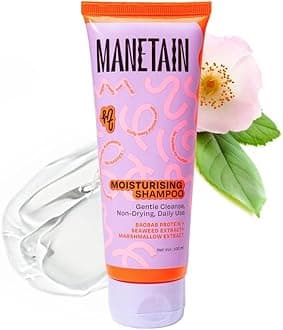 Moisturising Shampoo 100ml for Curly, Dry & Frizzy Hair | Sulphate & Paraben Free | Hydrates & Strengthens with Baobab Protein, Seaweed & Marshmallow Extract | CG-Friendly, Gentle Cleanser for Soft, Defined Curls