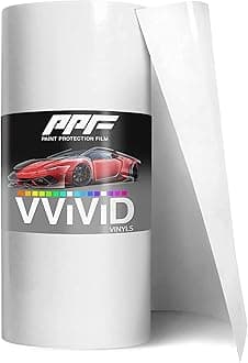 VViViD Clear High Gloss Paint Protection Film (PPF) (12" x 121") Self Healing Wrap Guard