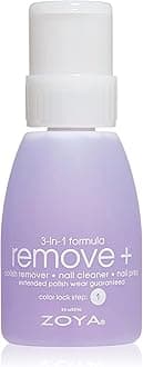 ZOYA Remove Plus 3 in 1 Formula - Polish Remover, Nail Cleaner, Nail Prep, 8 Fl Oz