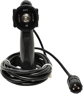 Superwinch 1331200 UT3000 Winch 3000lb(1360kg) Single Line Pull with Roller Fairlead 3/16" x 40' Steel Wire Rope Corded Handheld Remote