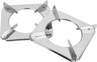 Stainless Steel Square Pan Support/LPG Stand/Stove Stand - LPG Gas Stove Parts, Silver (1)