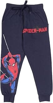 Nap ChiefOfficial Marvel Avengers Printed Joggers for Kids, Cotton Regular Fit Track Pants for Boys & Girls