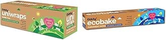 Oddy Uniwraps Food Wrapping Paper (11" x 100 Metres, Multicolor) & Oddy Uniwraps Ecobake Baking and Cooking Paper- White (10 inch X 20m)