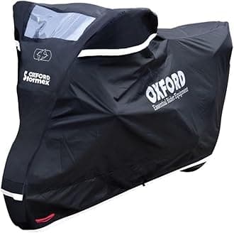 OXFORD CV333 Stormex Motorcycle Motorbike Waterproof All Weather Cover X-Large,Black