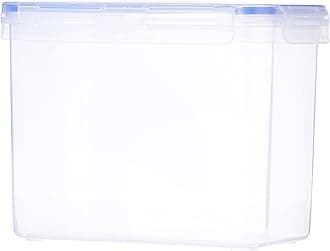 Aristo Lock & Fresh 223 Plastic Storage Container For Storing grains, pulses, rice, wheat etc- 3570 ML, Transparent Clear, (22.5 x 13.5 x 17.5) cm
