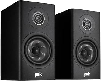 Reserve R200 Large Bookshelf Speaker for Dynamic, Detailed Home Theater Audio, 1" Pinnacle Ring Tweeter & 6.5" Turbine Cone Woofer, Dolby Atmos & IMAX Enhanced, Wall Mountable, Black