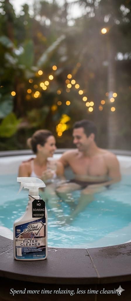 Black Diamond Stoneworks Ultimate Spa Filter Cleaner Fast-Acting Spray for Hot Tub, Jacuzzi & Pool Filters.