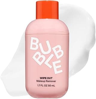 Bubble Skincare Wipe Out Makeup Remover, Gentle yet Effective Makeup Removal, Chickweed Extract Rich in Vitamins and Antioxidants, Fragrance-Free, 50ml
