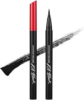 CLIO Superproof Pen Liquid Eye Liner, Precision Tip, Long Lasting, Smudge-Resistant, High-Intensity Color (001 BLACK (NEW))
