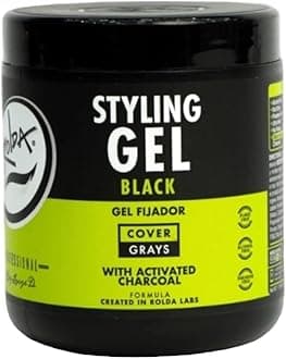 RoldaBlack Ultra Strong Hold Styling Gel Alcohol Free 500g by Rolda