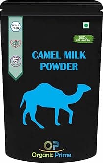 Organic Prime Camel Milk Powder | Freeze Dried, Gluten Free, No Additives, No Preservatives - 200 GM by Organic Prime