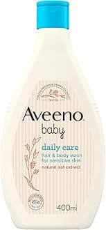 Daily Care Hair and Body Wash (1 x 400 ml), Tear-Free Baby Wash with Gentle Fragrance with Collodial Oatmeal, Gently Cleanses and Leaves Skin Feeling Moisturised, For Sensitive Skin