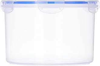 Aristo Lock & Fresh 1020 Plastic Storage Container - 3800 ML, Transparent Clear, large (LOCK&FRESH1020) (22(D) x 14.5 CM)