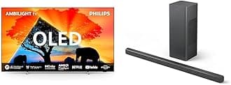 PHILIPSAmbilight 77OLED759 4K OLED Smart TV with PHILIPS TAB6309 Soundbar
