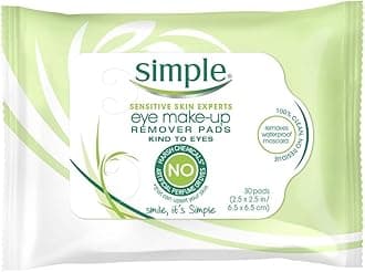 simpleEye Make-Up Remover Pad, 30 Count (Pack of 3)