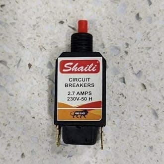 advancedestore - Circuit Breaker - 2.7AMPS - Mixer Grinder Over Load Protector Switch - Mixer Load - Heavy Duty - Company May Vary(Pack of 1)
