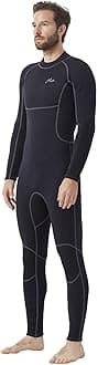 Men Wetsuits 3/2mm Neoprene Wet Suit Back Front Zip in Cold Water for Surfing Swimming Diving