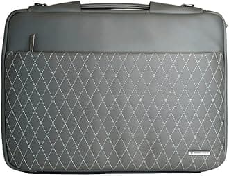 Vaku Luxos® Criss Cross Series 13"|16 Inch Laptop Bag Leather Collection Messenger Organizer Shoulder Sling Office Bag for Men & Women With Adjustable Strap for Laptop and MacBook