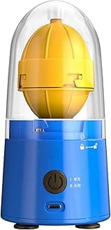Electric Egg Spinner, Eggs Yolk White Mixer, Egg Whisk Kitchen Gadgets, Portable/Rechargeable Mix Egg in Shell Golden Egg Maker
