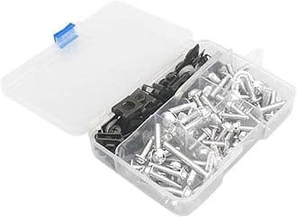 Motorcycle Nut Bolt Parts For Bajaj For Pulsar Ns 200 Rs200 Ns200 N250 180/125 For Dominar 400 177 PCS Motorcycle Fairing Bolts Kit(Silver)