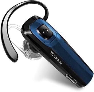 TOORUN M26 Bluetooth Headset V4.1 with Noise Cancelling Mic - Blue