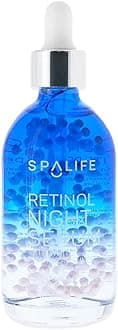 Spa Life Face Serum: REPAIR Retinol Night Serum 100 ml (3.7 oz) Smoothing, Resurfacing, Gently Exfoliating - Targets Fine Lines, Texture, Dark Spots - Boosts Cellular Turnover & Clearer Skin