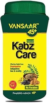 Baidyanath Vansaar KabzCare | Relieves Constipation & Indigestion | Non Habit Forming 100% Safe Ayurvedic Laxative Powder to Cure Digestive Problems - 200g