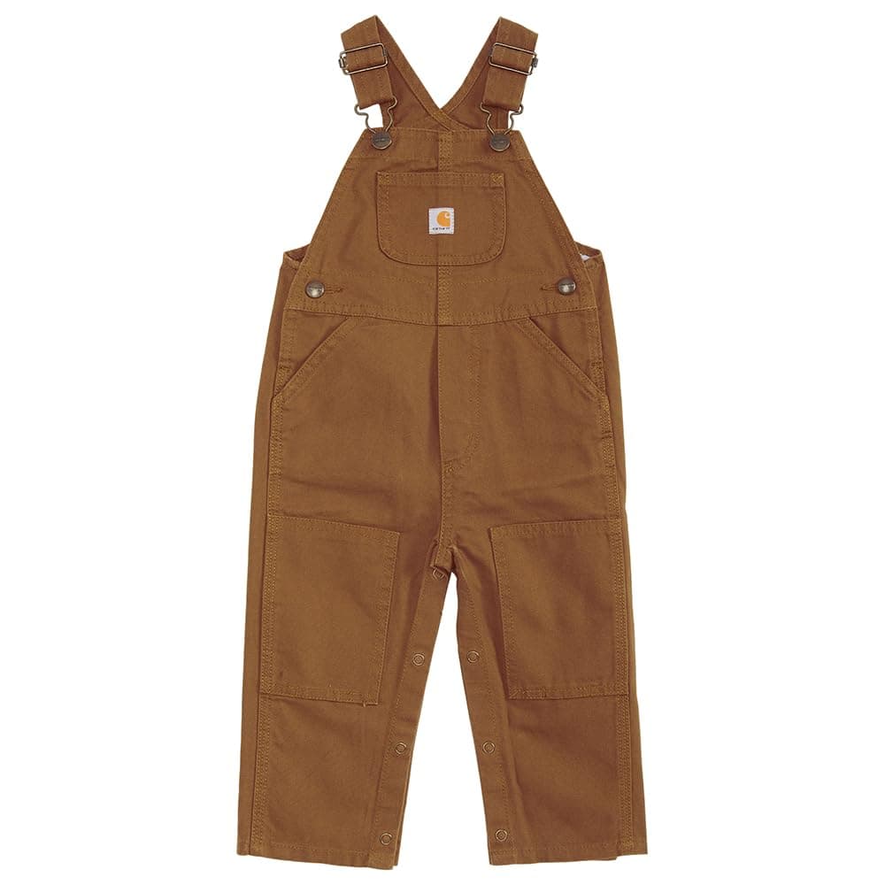 Carhartt baby-boys Canvas Bib Overalls