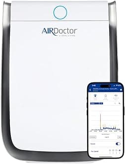 AIRDOCTOR 3500i SMART Air Purifier for Living Rooms & Bedrooms. 3 Stage Filtration with Pre-Filter, UltraHEPA, Carbon/VOC. Captures Particles 100x Smaller Than HEPA Standard