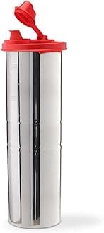 Signoraware Easy Flow Steel Oil Dispenser 1.1ltr, Red